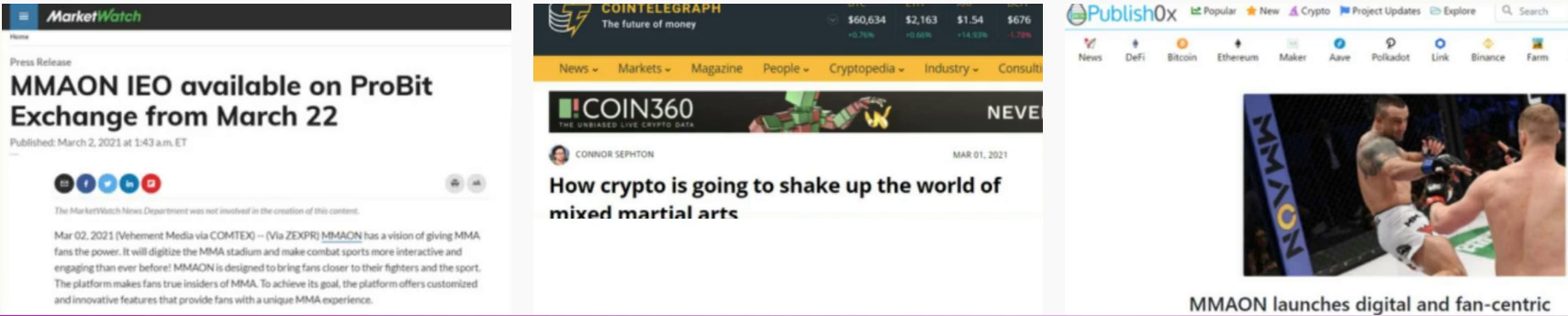 PR - MMAON Token Sale Case Study by TokenMinds