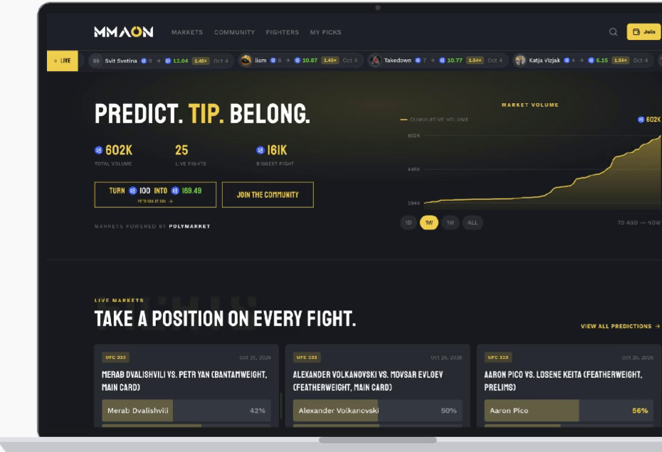Prediction Market Platform - MMAON Token Sale Case Study by TokenMinds