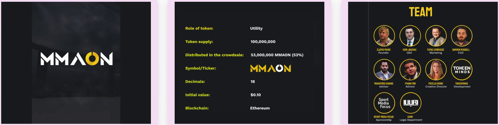 Designing the Token - MMAON Token Sale Case Study by TokenMinds
