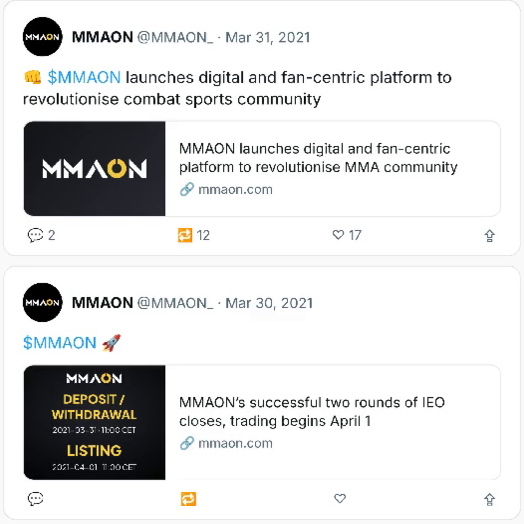 Community - MMAON Token Sale Case Study by TokenMinds