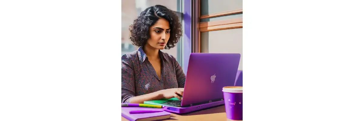 woman writing an ico whitepaper