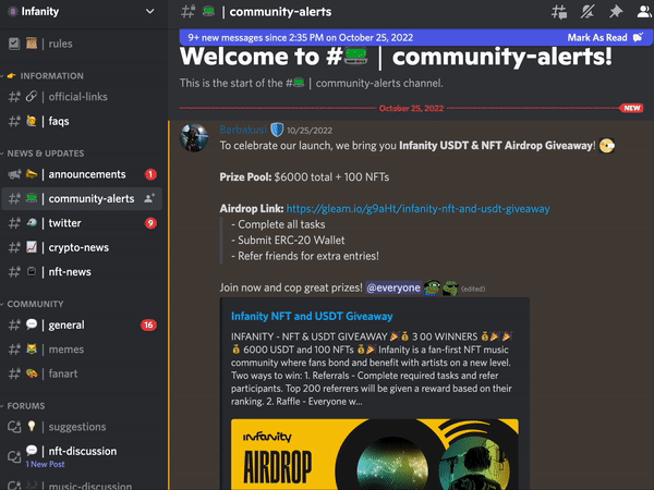 airdrop giveaway