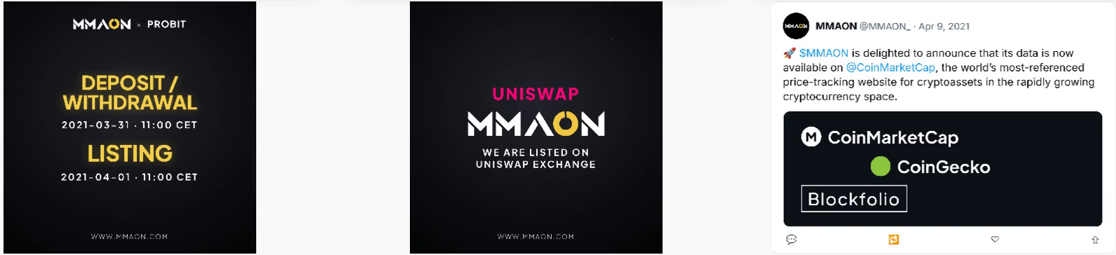 Listing & Liquidity - MMAON Token Sale Case Study by TokenMinds