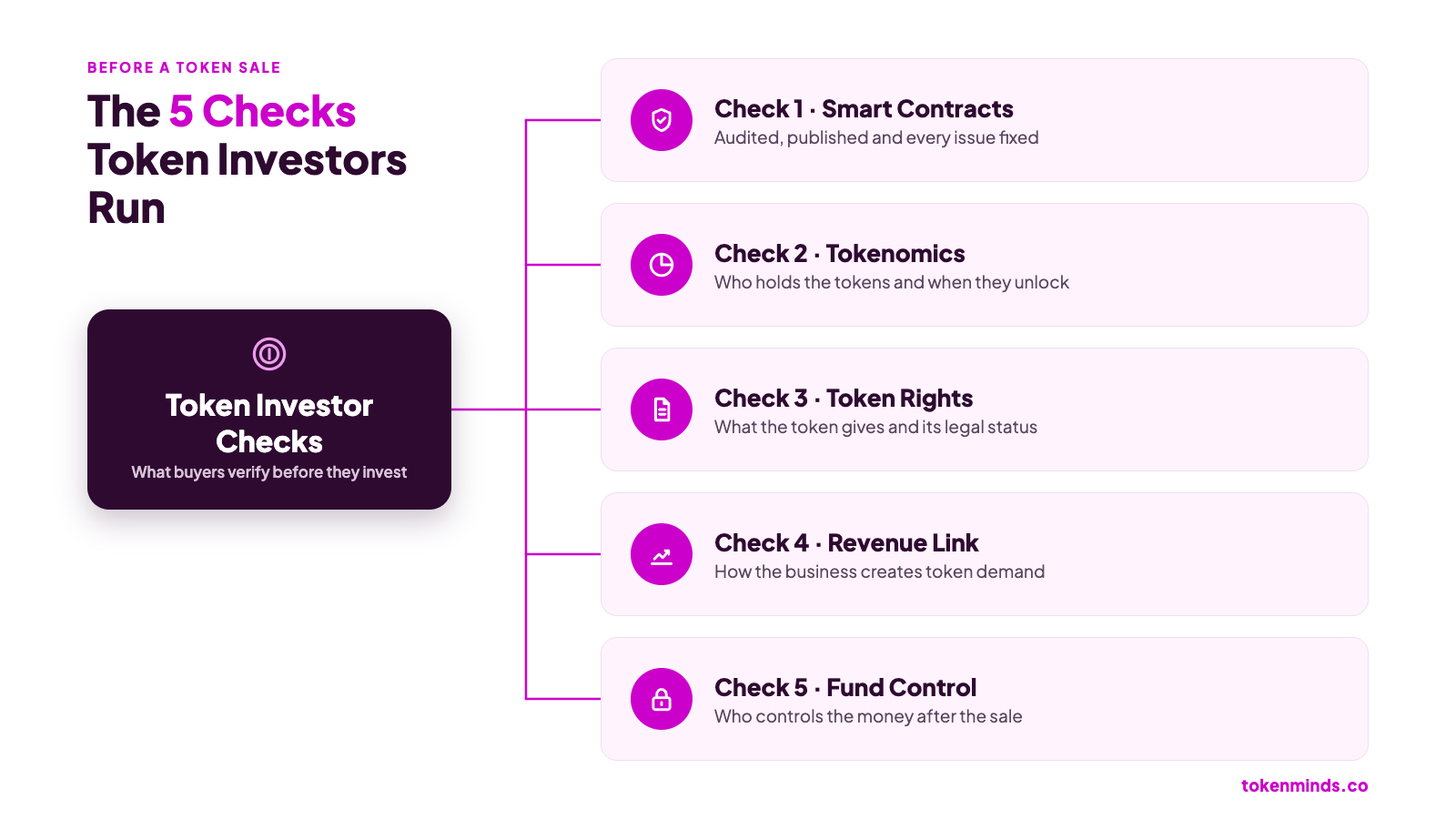 The 5 Investor Credibility Checks Before a Token Sale