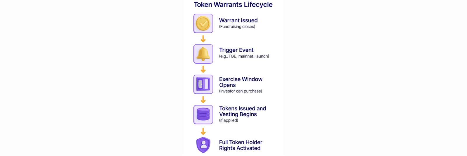 Key Terms and Mechanics of Token Warrants (What Founders Must Know)