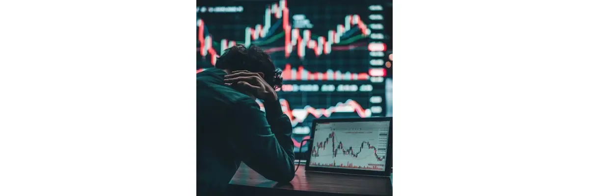a guy stressing about his failed ICO